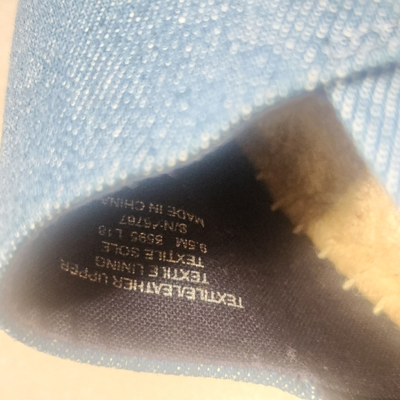 Tory Burch Indigo Light Wash Denim Chambray Leather Espadrilles 9.5 - Picture 6 of 9